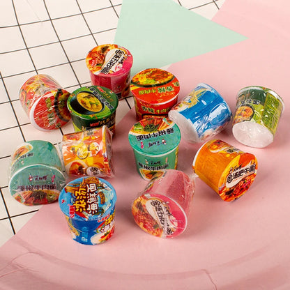 5 pezzi 1/12 casa delle bambole in miniatura tagliatelle istantanee cucina casa delle bambole finta giocattolo alimentare