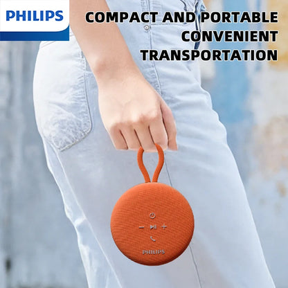 Philips TAS1120 Altoparlante Bluetooth da 800 mAh, cassa audio impermeabile per interni ed esterni con ventosa e cordino, altoparlante portatile per esterni