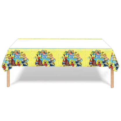Tema Spongebob Decorazioni Festa Di Compleanno Set Usa E Getta Con Tovaglia Piatti Bicchieri Banner Bomboniere
