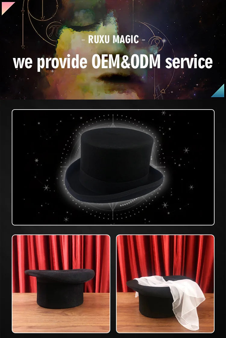 Kit Magia Professionale Colomba Che Appare Dal Cappello Con Canna Di Seta Carte Scomparse Puntelli Illusione Telecomando