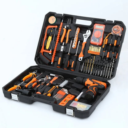 Trapano a Batteria al Litio Multifunzionale per Uso Domestico Kit Attrezzi per Manutenzione del Legno