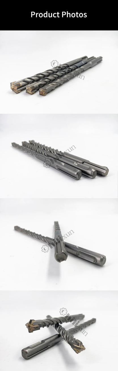 Punte Da Trapano Per Muratura Sds Plus 160 Mm Tipo Croce In Acciaio Al Tungsteno 6 8 10 12 14 16 Mm