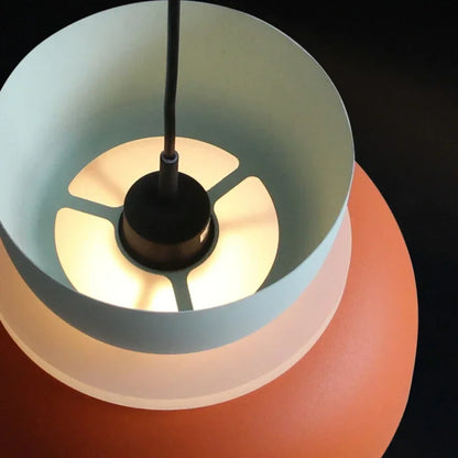 Lampada A Sospensione Macaron Nordico In Ferro Nero Design Moderno Per Soggiorno E Sala Da Pranzo