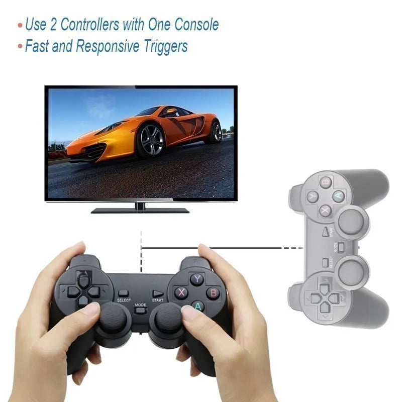 2 controller di gioco wireless 2.4G senza ritardo per PC, joystick USB per PC, Android TV, compatibili con GD10/M8/G5/G11 Pro GAME BOX