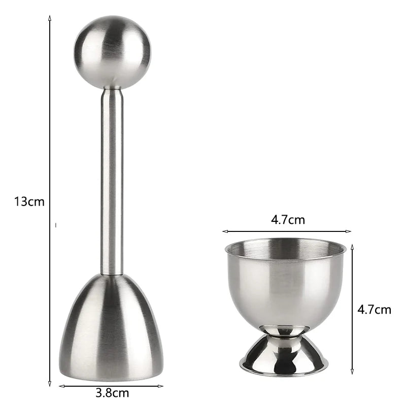 Apriscatole In Acciaio Inossidabile Per Uova, Portabicchieri, Topper Sode, Utensili Da Cucina