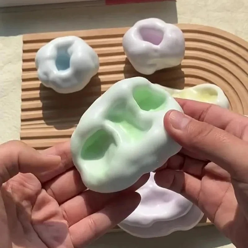 Squishy sottovuoto modellabili Palla di sabbia Palla antistress per uva Palla rumorosa antistress Desktop Spremitura Giocattolo lenitivo Regalo di compleanno