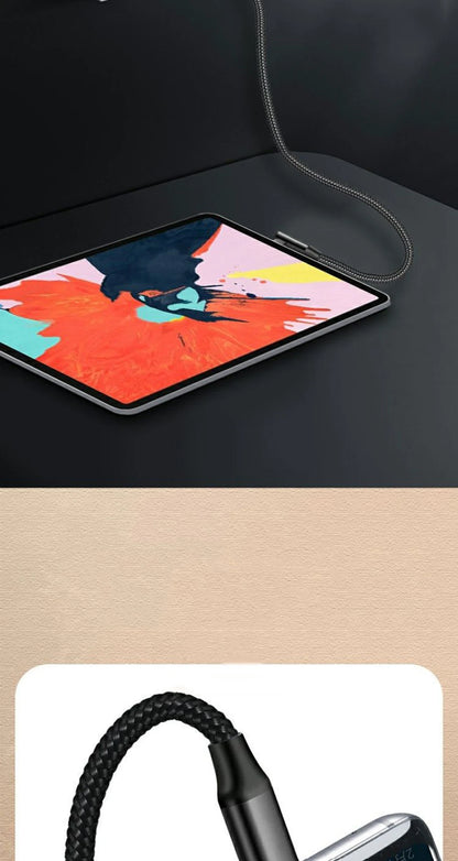 Cavo di Ricarica Usb C Pd 4.0 Angolo di 90 Gradi 100W per iPhone 15 Pro Max Xiaomi Huawei MacBook iPad