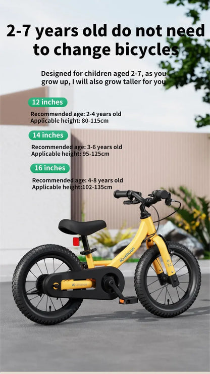 Bici Equilibrio Bambini 2 In 1 Età 2 6 Anni Telaio Alluminio Ruote Da 12 Pollici