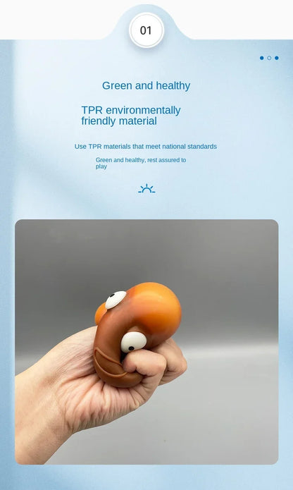 1-10PCS Giocattoli per ridurre lo stress Palline sparse Gadget per ridurre lo stress Palla appiccicosa Cacca Giocattoli peculici Giocattoli per ridurre lo stress