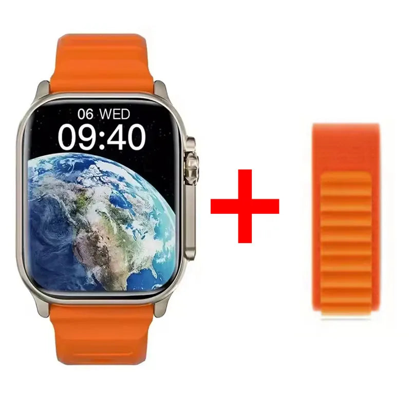 Nuovo Smartwatch 2026 Watch 10 Ultra 49mm con NFC, GPS, Chiamate Bluetooth, Musica BT, Giochi e Ricarica Wireless per Uomo e Donna