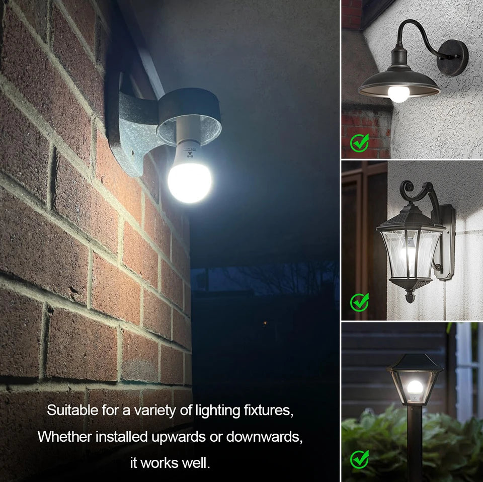 Lampadina Led E27 Con Sensore Di Movimento 220V Attivazione Automatica Luce Notturna Per Scale E Garage