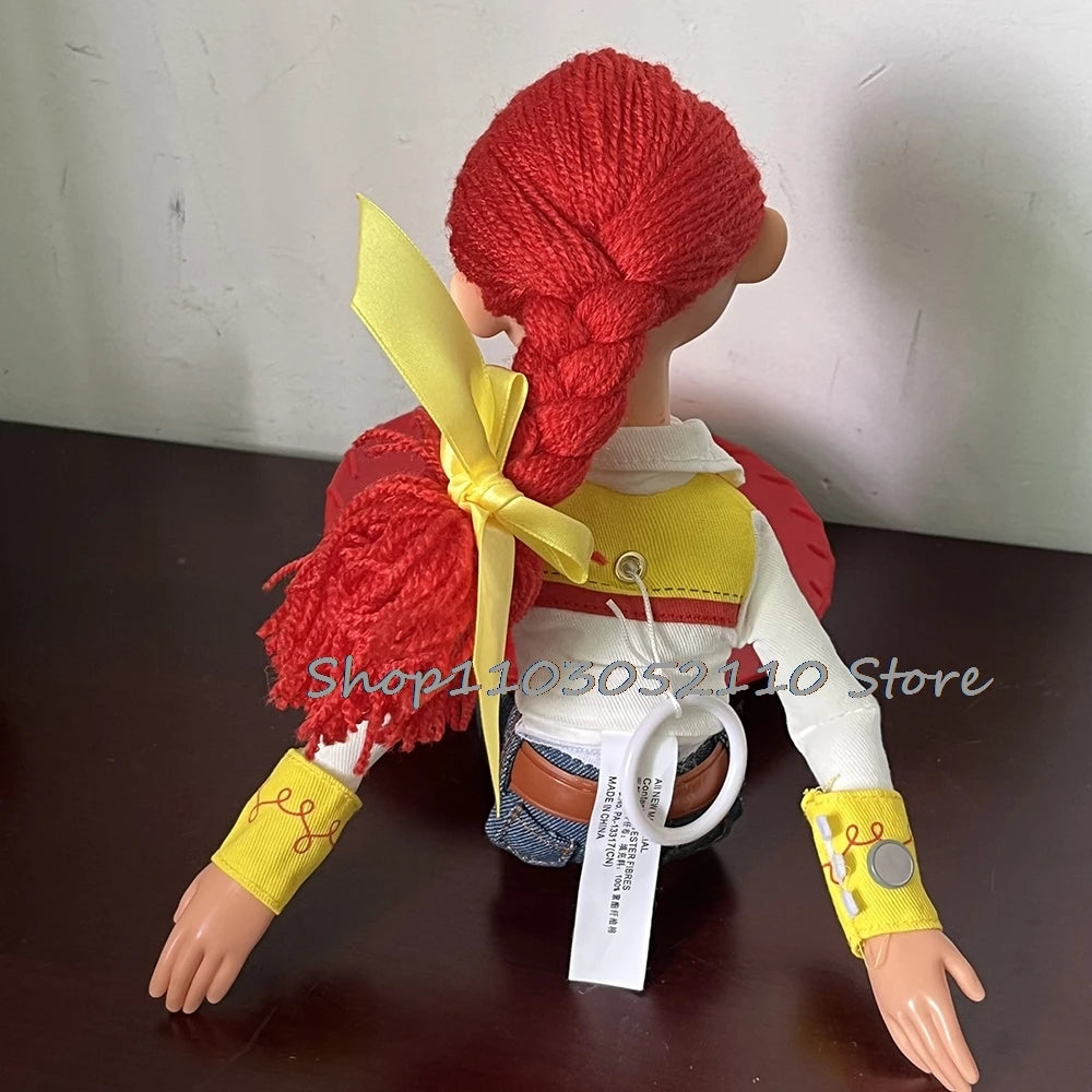 Toy Story 4 Talking Woody Jessie Action Figure Sing Soft Cute Anime Figure Decorazione Compleanno Modello Regalo Giocattoli