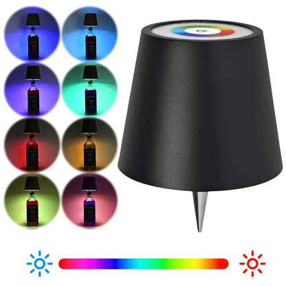 Lampada Da Tavolo Senza Fili Per Bottiglie Di Vino Led Esterno Con Controllo Touch Ideale Per Ristoranti E Bar