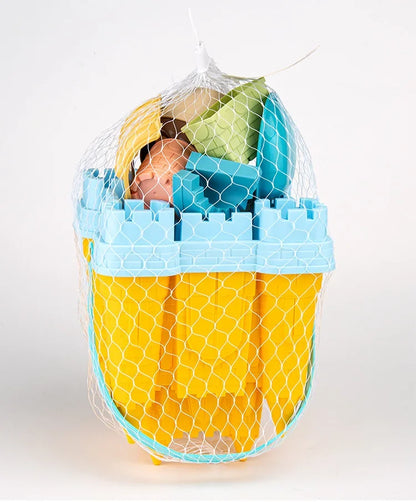 Set Sabbia Castello Per Bambini Con Secchio E Paletta Gioco Spiaggia Estivo Per Giochi All Aperto