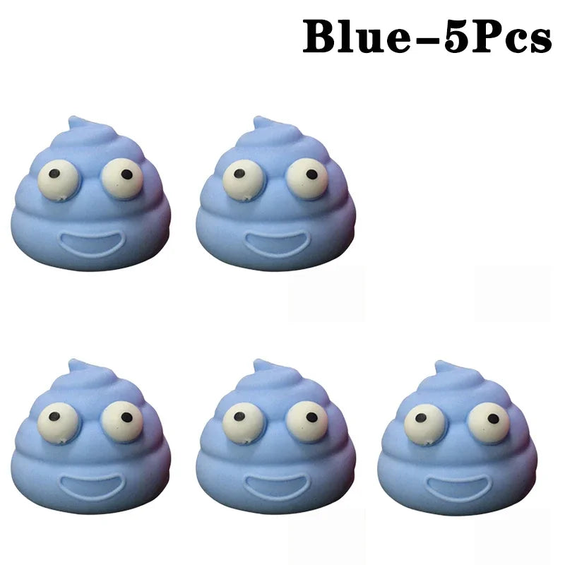 1-10PCS Giocattoli per ridurre lo stress Palline sparse Gadget per ridurre lo stress Palla appiccicosa Cacca Giocattoli peculici Giocattoli per ridurre lo stress