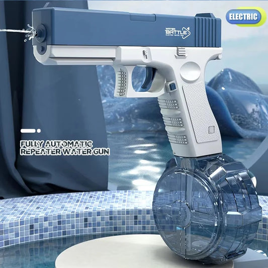 Pistola Ad Acqua Elettrica Ricaricabile A Lungo Raggio Per Battaglie Spiaggia Piscina Giardino Estivo Regalo Compleanno