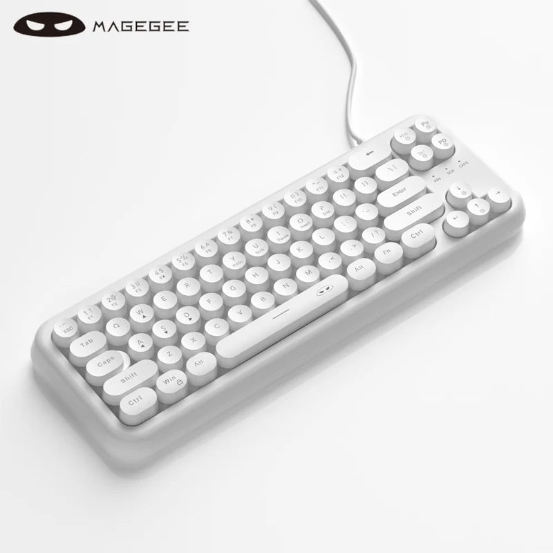 Tastiera Da Gioco MageGee Mini 60 Per Cento Con 61 Tasti Retroilluminata Rgb Ergonomica Impermeabile TS91