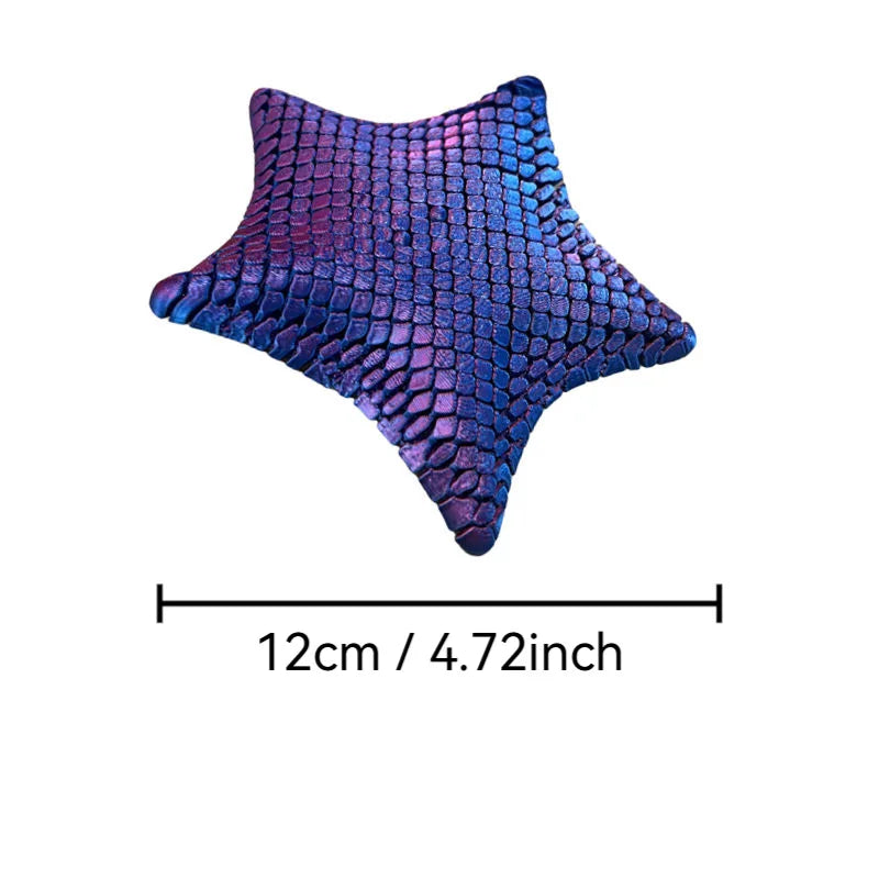 Giocattolo Antistress Stella Marina Articolata 3D Stampato Flessibile Con Giunti Decorazione Scrivania Marino