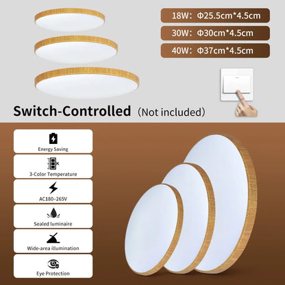 Plafoniera LED Da Soffitto 18W-50W 220V, Illuminazione Moderna Per Soggiorno E Decorazione Casa