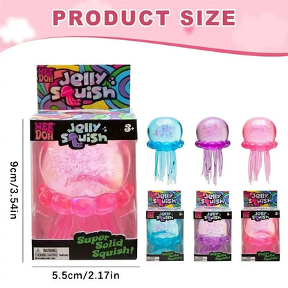 Squishy Medusa NeeDoh Fuzz Ball di Schylling, Scatola a Sorpresa Morbida Antistress, Giocattolo Sensoriale per Alleviare Ansia e Stress, Regalo Sensoriale - Vendita Calda
