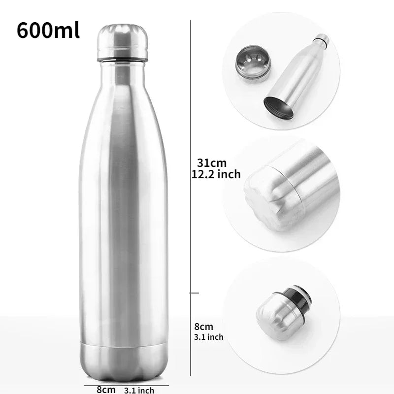 Bottiglia Con Scomparto Segreto Capacità Oltre 501 Ml In Plastica Alimentare Ecologica Resistente Al Congelatore