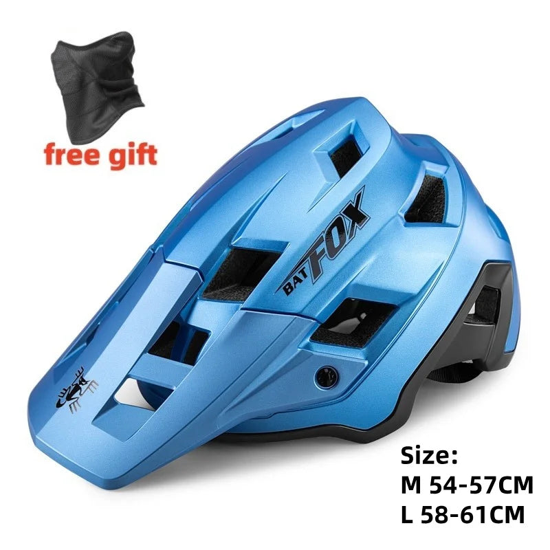 Casco Da Bicicletta Batfox Speedframe MTB Leggero Con Certificazione CE Aerodinamico E Protezione Affidabile