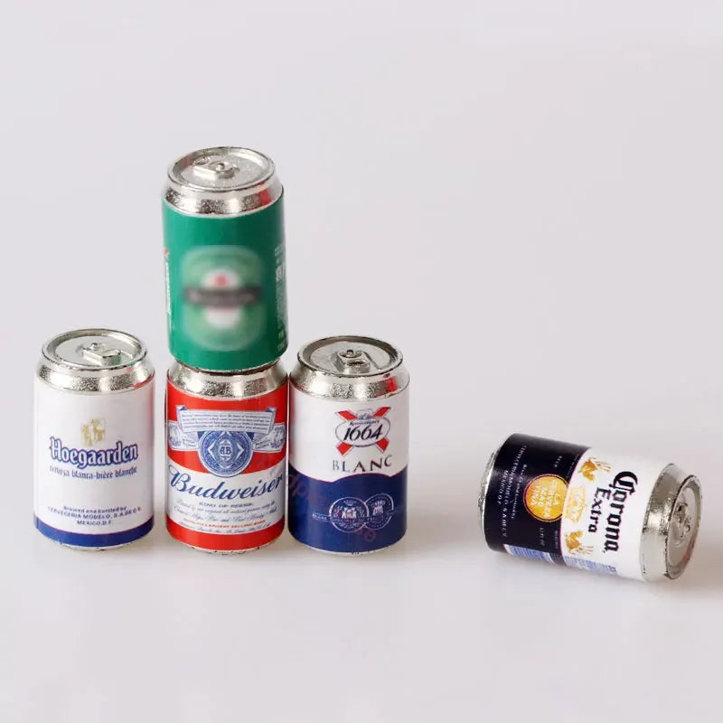 Miniatura Mini Gelato Birra Può Alimenti Snack Bevande Modello Per Blyth Ob11 Bambole Accessori Per Bambini Giochi Di Imitazione Supermercato Giocattoli