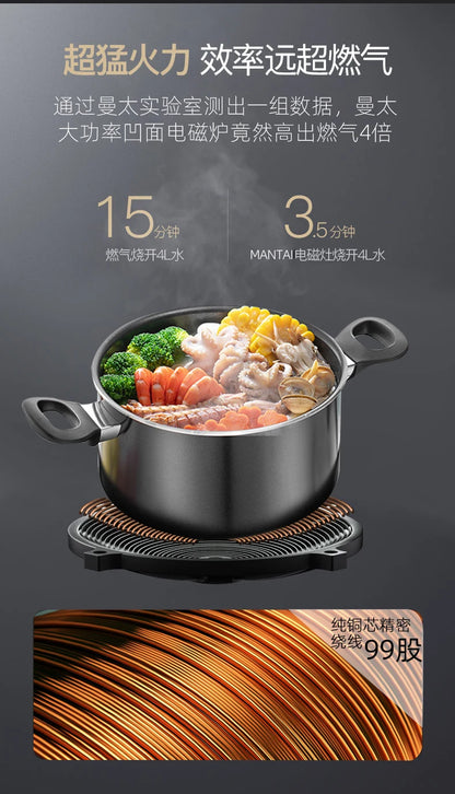 Fornello A Induzione Domestico 3500W Impermeabile Cucina Efficiente E Versatile Per Preparazioni