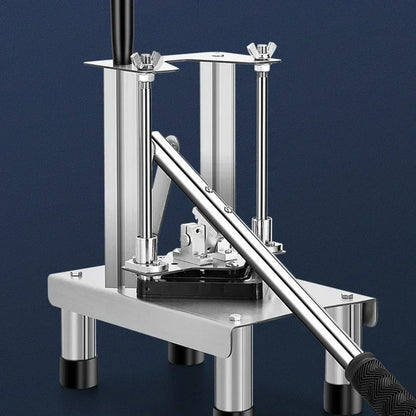 Tagliapatate Industriale Inox Dicer Verticale Manuale Per Patatine 7 10 14 Mm Verdure Frutta
