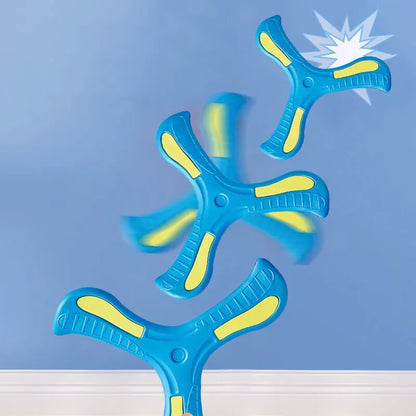 Boomerang Morbido Tre Foglie Disco Volante Esterno Interattivo Per Bambini Adulti