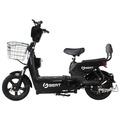 Bicicletta Elettrica Da Strada Certificata Ce Motore 350W Batteria 48V 12Ah Cambio Per Corse