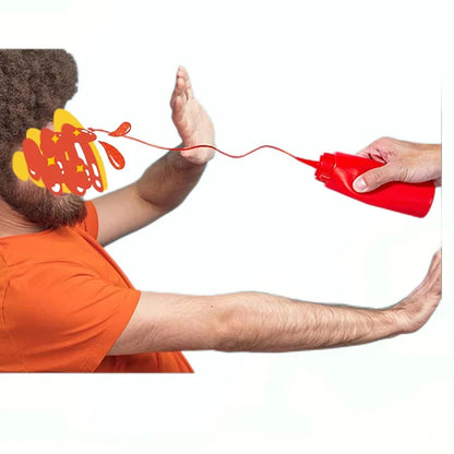 Bottiglia Ketchup Finta in Silicone Scherzo Divertente per Bambini Adulti Regalo Sorpresa