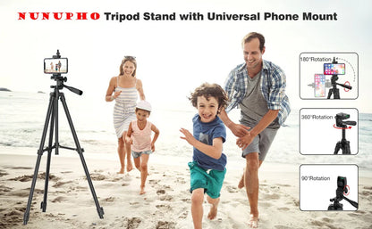 Treppiede Per Smartphone In Alluminio 102 Cm Con Registrazione Video E Supporto Fotografico Universale Bluetooth