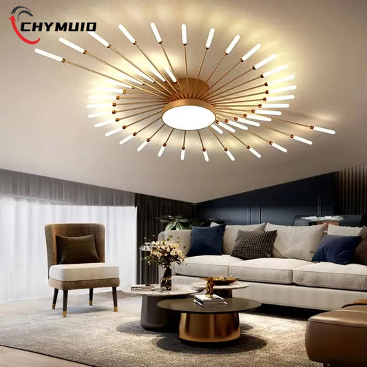 Lampada Da Soffitto Led A Forma Di Fiore Per Soggiorno E Camera Da Letto, Luce Moderna Sala Da Pranzo