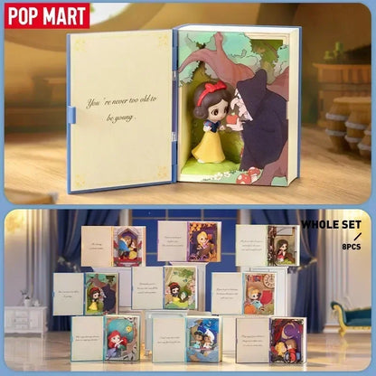 Pop Mart Disney Princess Fairy Tales Scene Sets Figura Da Scrivania PVC 9,5 cm Scatola Misteriosa