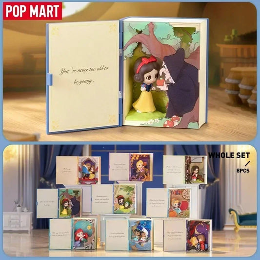 Pop Mart Disney Princess Fairy Tales Scene Sets Figura Da Scrivania PVC 9,5 cm Scatola Misteriosa