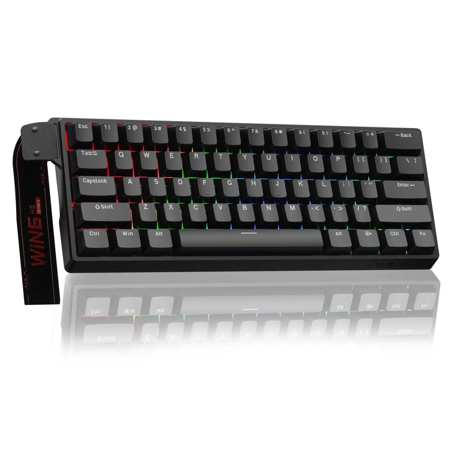 Tastiera Meccanica Gaming AULA WIN60 HE Pro MAX Cablata con Switch Magnetici a Effetto Hall, RT Regolabile, Hot-Swap, 8000Hz per Esport
