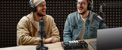 MaonoCaster E2 Gen2 Interfaccia Audio Mixer con Doppio Ingresso XLR per Podcast, Streaming Live e Gaming
