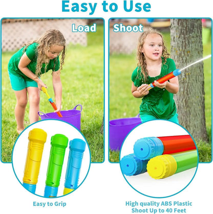 Pistola Ad Acqua 42 Cm Per Bambini Adulti Giochi Estivi All Aperto Piscina Spiaggia
