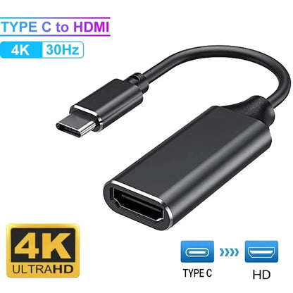 Cavo USB C A HDMI Adattatore 4K 60Hz Per PC Laptop MacBook Air TV Compatibile Universale