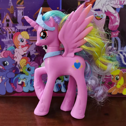 Set di giocattoli My Little Pony Fluttershy Rainbow Dash Twilight Sparkle Princess Cadence Luna Regalo a mano