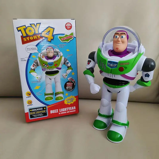 Nuovo disponibile Toy Story Buzz Lightyear Robot da passeggio elettrico bambola Action Figure Pixar modello giocattolo adatto per regalo di compleanno per bambini