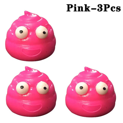 1-10PCS Giocattoli per ridurre lo stress Palline sparse Gadget per ridurre lo stress Palla appiccicosa Cacca Giocattoli peculici Giocattoli per ridurre lo stress