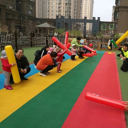 Set Di 4 Bastoncini Gonfiabili Per Giochi All'Aperto Divertimento Per Feste Carnevale