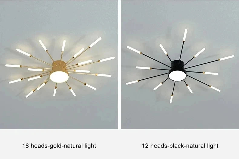 Lampada Da Soffitto Led A Forma Di Fiore Per Soggiorno E Camera Da Letto, Luce Moderna Sala Da Pranzo