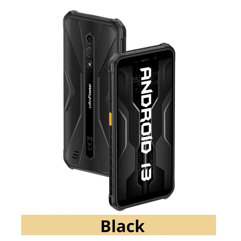 Ulefone Armor X12 Pro,Android 13, fino a 8GB + 64GB ,4860mAh,13MP 5.45 "4G NFC, versione globale, doppio 4G VoLTE,3 Slot per schede