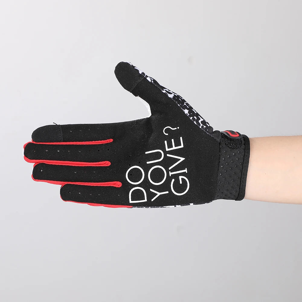 Guanti Da Ciclismo Dita Lunghe Antiscivolo Touchscreen In Poliestere Fistplast Vestibilità Universale