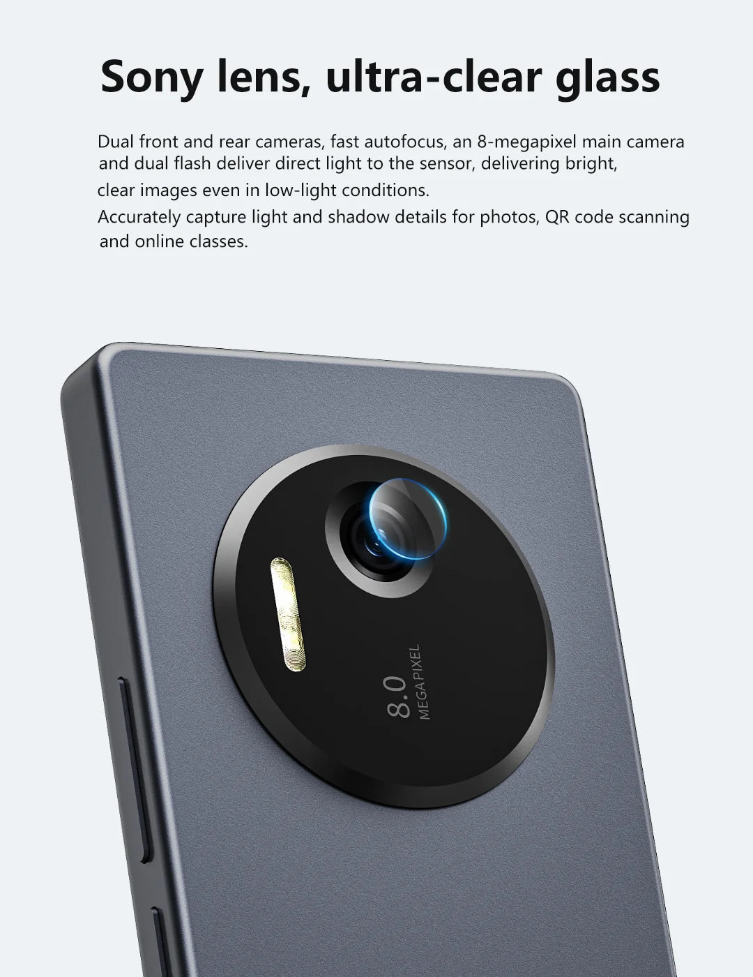 Qin F25 MTK8786 Non sbloccare Google Play Android 14 Schede SIM doppie 6 GB + 128 GB 2700 mAh WIFI Bluetooth Touch Schermo da 3,54 pollici