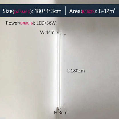 Lampada Da Parete Impermeabile Esterni Led Luce Giardino Recinzione Balcone Cancello Design Moderno