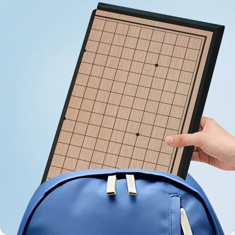 Set Go Da Tavolo Pieghevole Con Pietre Magnetiche Gioco Weiqi Tradizionale Portatile Per Adulti E Adolescenti